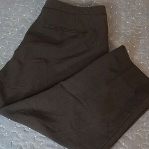Worthington Modern Fit Black Cropped Trousers size 10